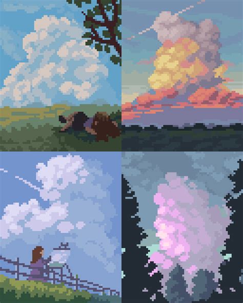 Pixel Art Journey On Twitter Felt Like I Was In A Flow So Made A Few