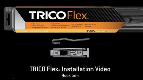 Trico Flex Installation Video Hook Wiper Arm Youtube