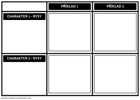 Charakterové Rysy Template Storyboard Tarafından cs examples