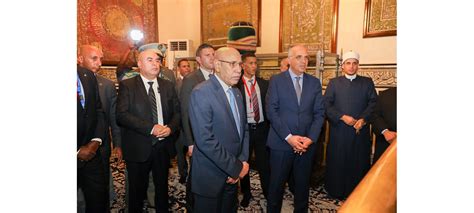 Le Caire Le président de la République effectue une visite à la