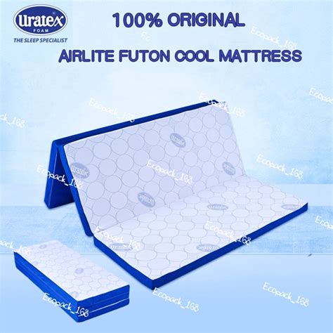 Uratex Airlite Futon Cool Mattress Trifold 100 Original 3inches Thickness Shopee Philippines