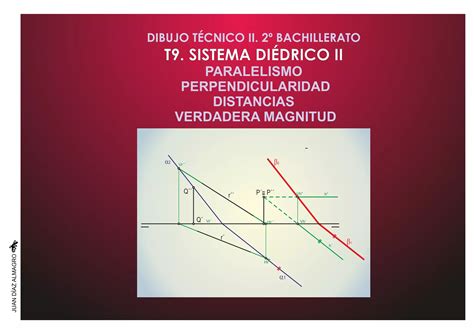 Sistema Di Drico Paralelismo Perpendicularidad Distancias Y