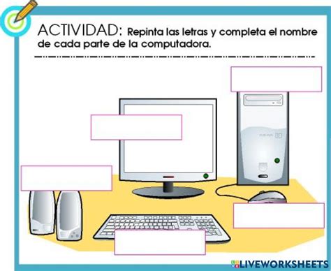 Actividad De Partes Del Computador Artofit