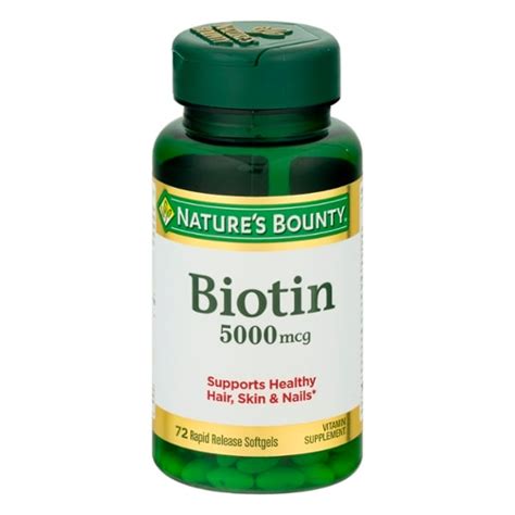 Save On Nature S Bounty Biotin 5000 Mcg Super Potency Liquid Softgels Order Online Delivery