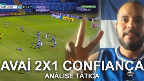 JOGO SE DECIDE EM DETALHES ANÁLISE TÁTICA AVAÍ 2X1 CONFIANÇA YouTube