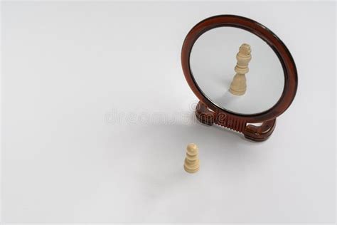 Pawn Looking In The Mirror Stock Image Image Of Body