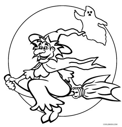 Printable Witch Coloring Pages For Kids | Cool2bKids