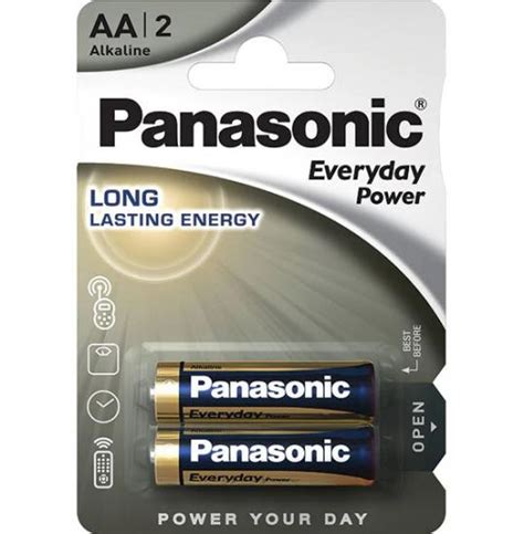 Baterii Alkaline R Aa V Buc Blister Panasonic Everydaypower