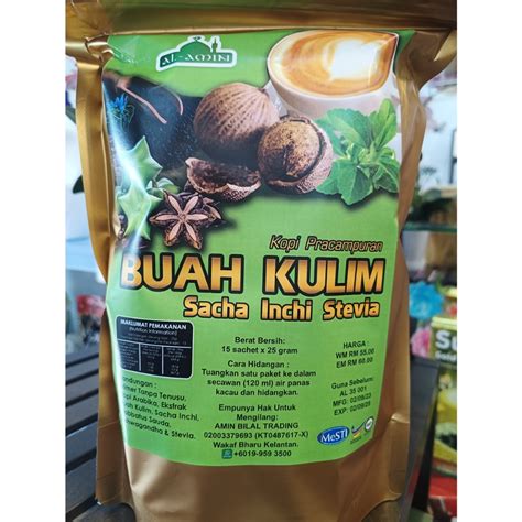 Kopi Buah Kulim Sacha Inchi Stevia Shopee Malaysia