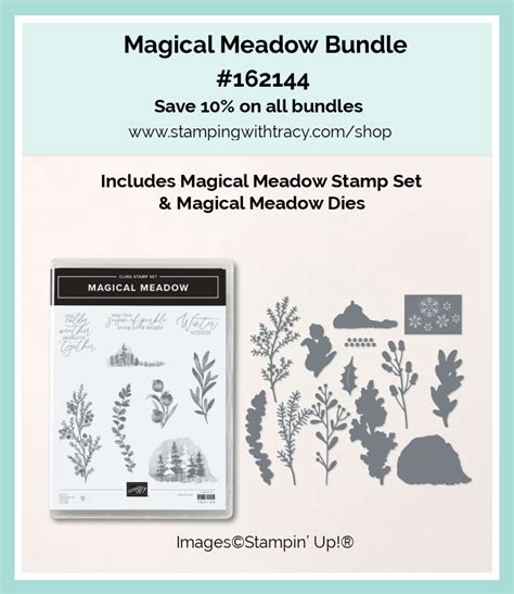 Stampin Up Magical Meadow Bundle Stamping With Tracy