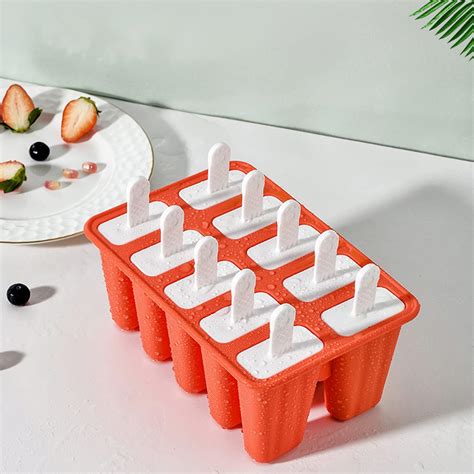 Moldes Para Paletas De Hielo 10 Piezas De Moldes De Silicona Para