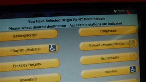 Nj Transit Train Ticket Machine Guide Youtube