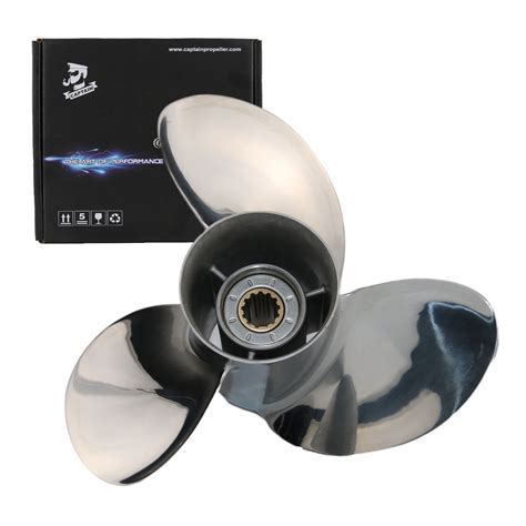 X Stainless Steel Propeller For Yamaha Honda Outboard Engines