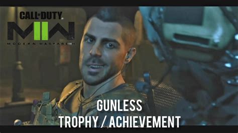 Call Of Duty Modern Warfare Gunless Trophy Achievement Guide