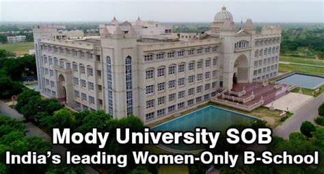 Ug Admission Open Mody Courses Eligibility Placements Fees Details