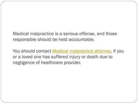 Ppt St Louis Medical Malpractice Attorney Powerpoint Presentation