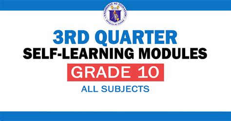 Grade 3 Self Learning Modules From Deped Commons 3rd Quarter Deped Images