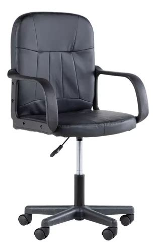 Silla De Escritorio Ejecutiva Ergonomica Altura Ajustable Color Negro