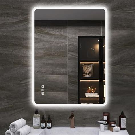 Sbagno 600 X 800 Mm Illuminated Led Bathroom Mirror With Built In Bluetooth Speaker Dimming