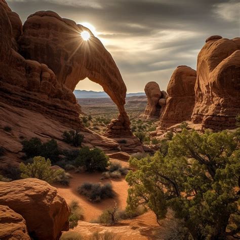 Printable Red Rocks National Park Arches Utah Etsy