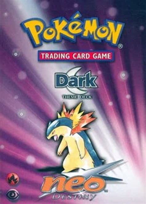 Neo Destiny Theme Deck Dark Neo Destiny Pokemon