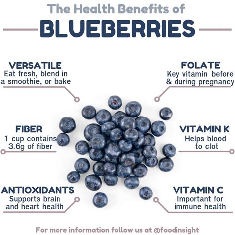 The Health Benefits of Blueberries