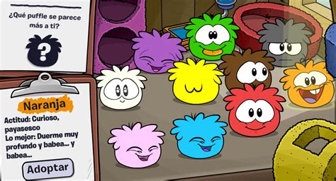 November Noviembre Club Penguin Stom Como Adoptar Un Puffle