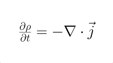 Continuity Equation in Electromagnetism For Current Density