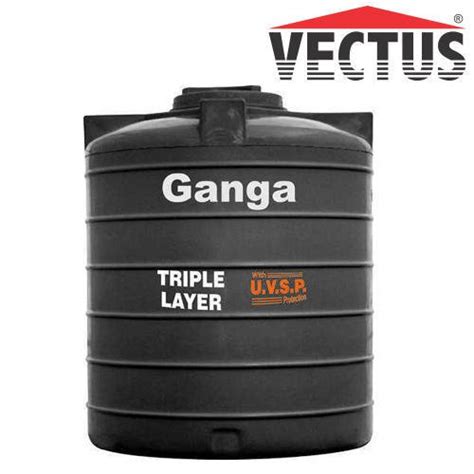 Vectus Black Ganga Roto Triple Layer Water Tank At Rs Piece In