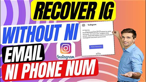 New How To Recover Instagram Account Without Email And Phone Number