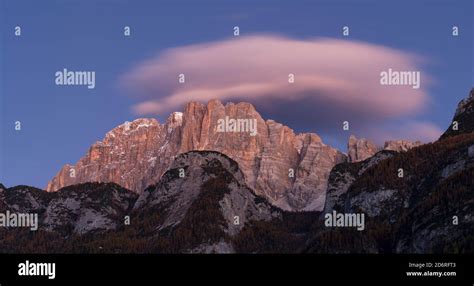 Mount Civetta In The Veneto La Civetta Is One Of The Icons Of The