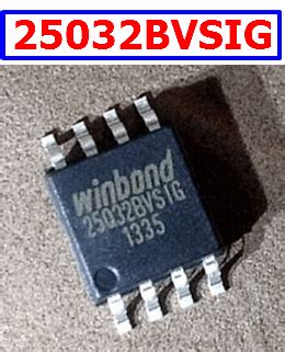 25032BVSIG Datasheet Serial Flash Memory Winbond