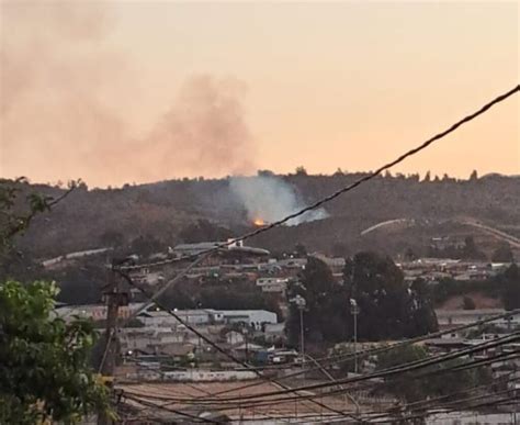 Alerta Amarilla Por Incendio Forestal Que Amenaza Viviendas En Villa Alemana G5noticias