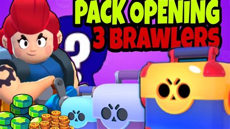 Incroyable Pack Opening Brawl Stars Nouveaux Brawlers Dont Une