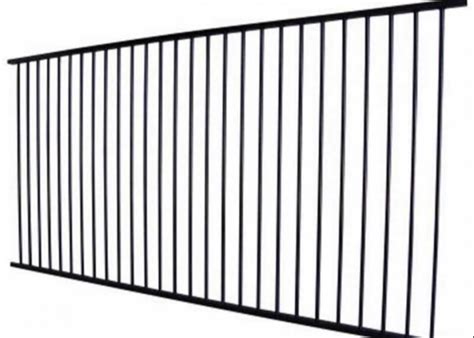 Garden Black Metal Anti Rust Galvanized Steel Fence Ftx Ft