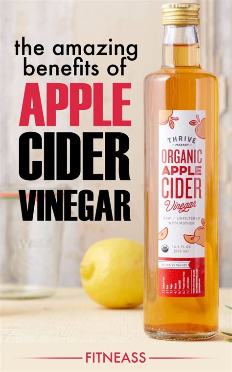 10 Amazing Benefits Of Apple Cider Vinegar For Health And Beauty Fitneass