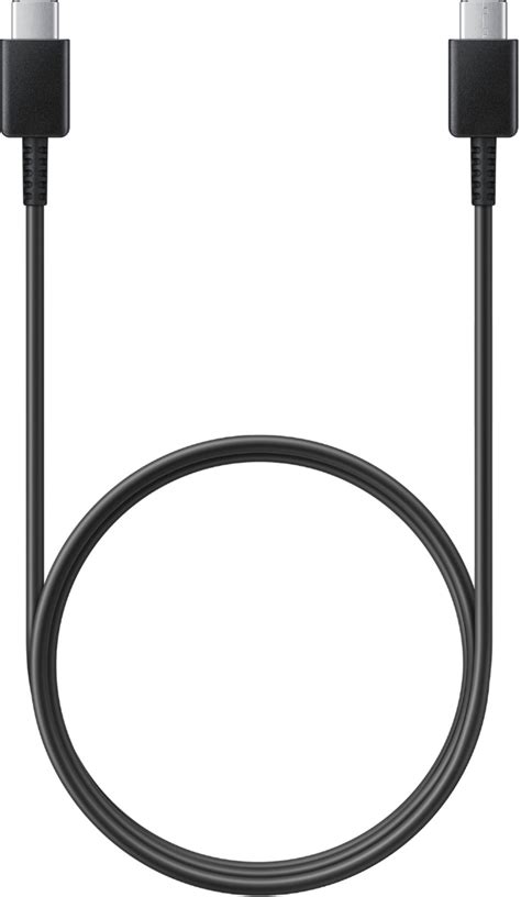 Best Buy Samsung 33 Usb Type C To Usb Type C Charge And Sync Cable Black Ep Da705bbegus