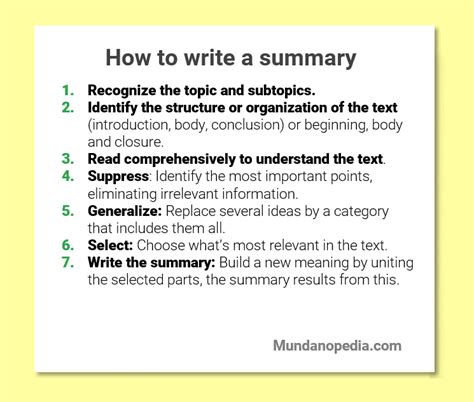 How To Write A Summary Step By Step Guide With Examples In 2024