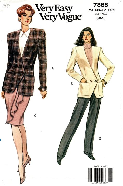 Sz Vogue Separates Pattern Misses Etsy Pantsuits For