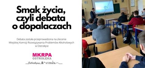 Smak życia czyli debata o dopalaczach Aktualności Ostrołęka