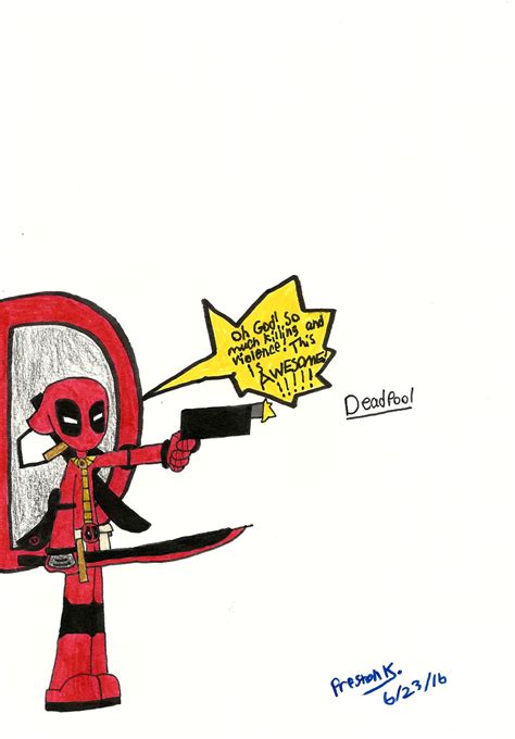 Deadpool Wade Wilson By Preston Kei On Deviantart