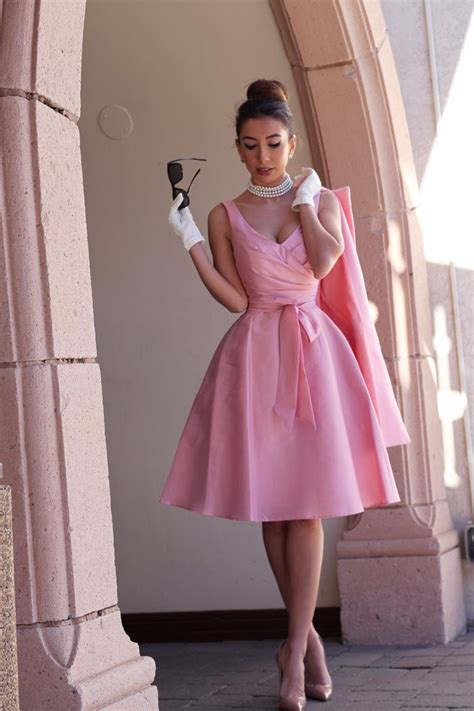 Week 7 Breakfast At Tiffany S Audrey Hepburn S Pink Look Pastiche