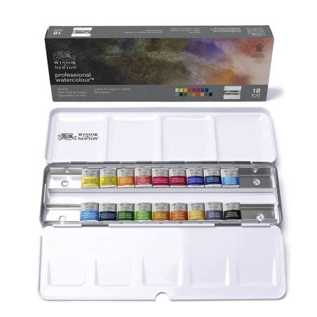 Set 18 Godete Acuarela Professional Winsor Newton PictorShop