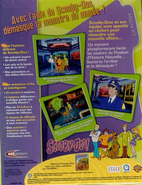 Scooby doo le monstre du musée Jeux pour enfants JEUX JOUETS