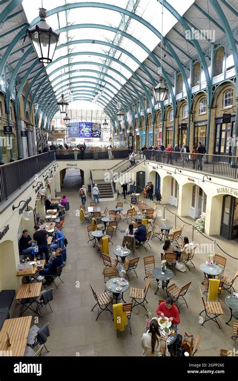 London England Uk Covent Garden Market Cafes And Restaurants In