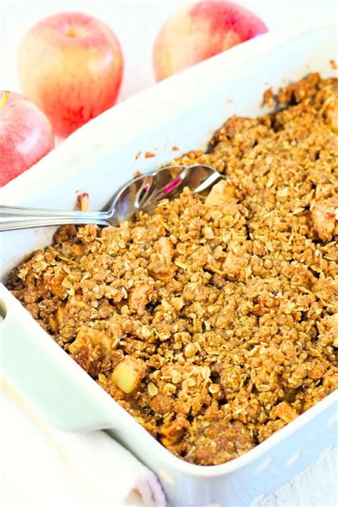 Caramel Apple Crisp • Now Cook This!