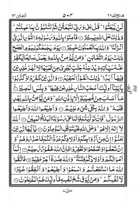 Surah Taghabun Read Online And Listen Audio Mp3