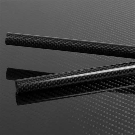 High Quality 3k Twill Roll Wrapped Carbon Fibre Hollow Round Tube