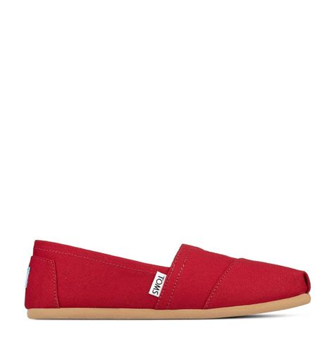 Buty Damskie Toms Canvas Women Classic Alpargata Ni Red Women S