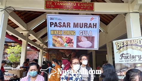 Nusabali Disperindag Denpasar Gelar Pasar Murah Sambut Hut Kota